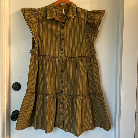 Free People Striped Starfish Mini Dress XS - Picture 1 of 5